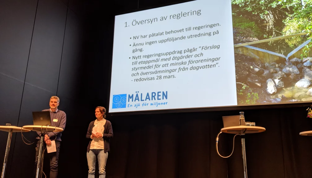 Maja och Jonas föreläste för MER i Västerås